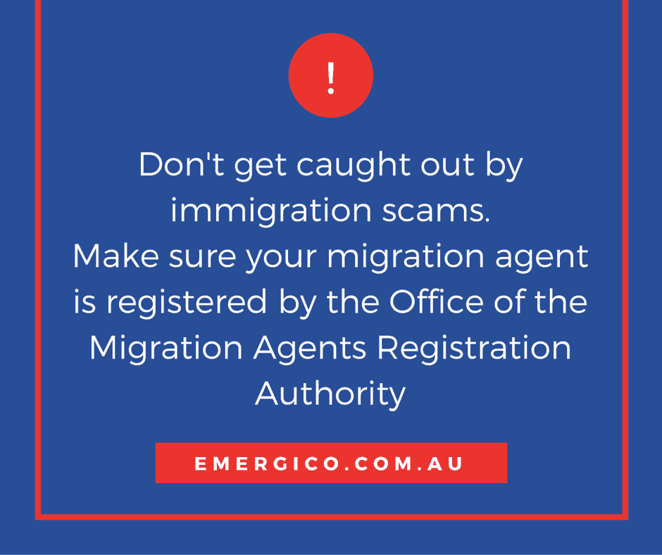 migration scam